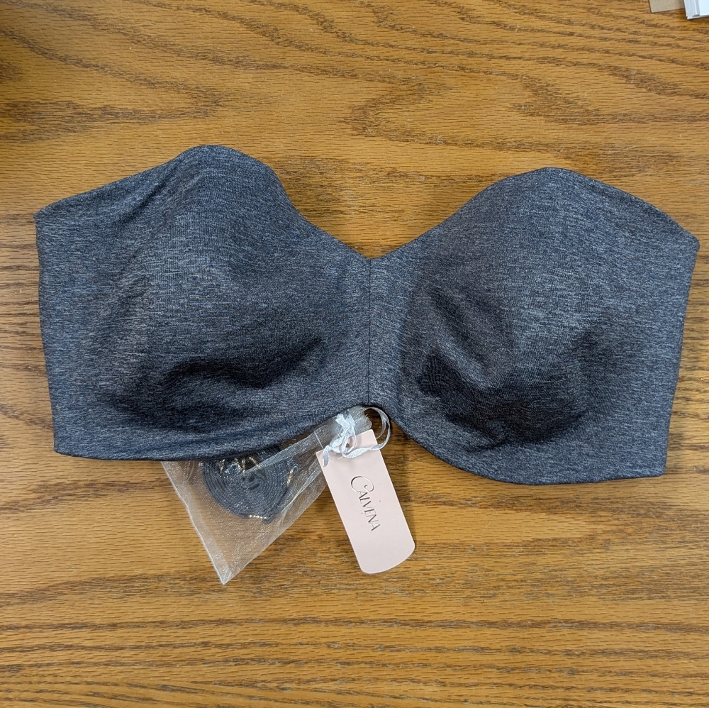 NWT Delimira Cotton Strapless Bra Plus Size Sz38DD